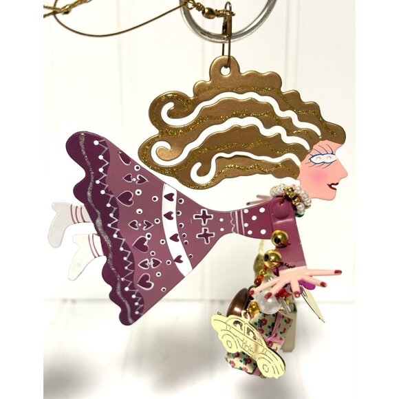 New Karen Rossi Silvestri Fanciful Flights BEST MOM Ornament Christmas Mothers - Picture 7 of 9